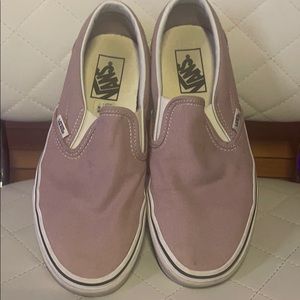 CUSTOM LIGHT PURPLE slip-on Vans